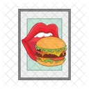 Hamburger Burger Food Icono