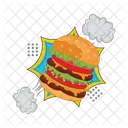 Hamburger Burger Food Icono