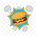 Hamburger Burger Food Icono