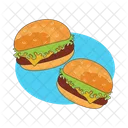 Hamburger Burger Food Icono