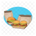 Hamburger Burger Food Icono