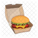 Hamburger Burger Food Icono