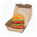 Hamburger Burger Food Icono