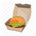 Hamburger Burger Food Icono