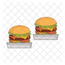 Hamburger Burger Food Icono