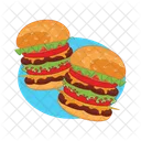 Hamburger Burger Food Icono