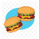 Hamburger Burger Food Icono