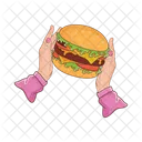 Hamburger Burger Food Icono