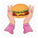 Hamburger Burger Food Icono