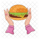 Hamburger Burger Food Icono