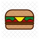 Burger Hamburger Junk Food Icon