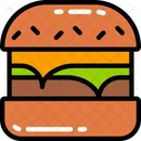 Burger Takeaway Lettuce Icon