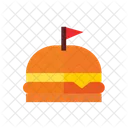 Burger Hamburger Junk Food Icon