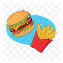 Hamburger Burger Food Icono