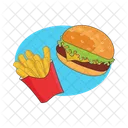 Hamburger Burger Food Icono