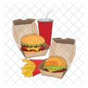 Hamburger Burger Food Icono