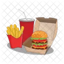 Hamburger Burger Food Icono