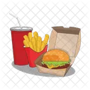 Hamburger Burger Food Icono