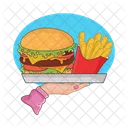 Hamburger Burger Food Icono