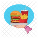 Hamburger Burger Food Icono