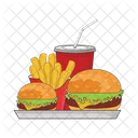 Hamburger Burger Food Icono