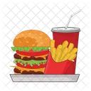 Hamburger Burger Food Icono