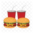 Hamburger Burger Food Icono