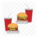 Hamburger Burger Food Icono