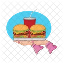 Hamburger Burger Food Icono