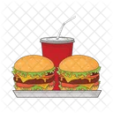 Hamburger Burger Food Icono