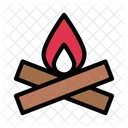 Burn Woods Campfire Icon