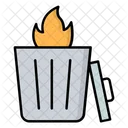 Burn Garbage Icon