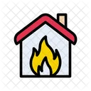 House Burn Building Icon