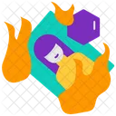 Burn Nft Burn Artwork Icon