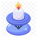 Flame Candle Burning Icon