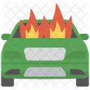 Burning Car  Icon