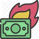 Burning Cash  Icon