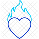 Burning Heart Icon