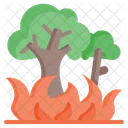 Burning Tree  Icon