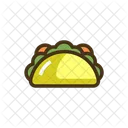 Burrito Food Snacks Icon