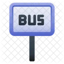 Bus Stop Board  Icon