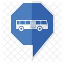 Bus Stop Sign  Icon