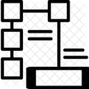 Business Flipboard Flowchart Icon