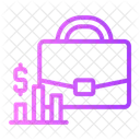 Business And Finance Bar Chart Dollar Symbol Icon