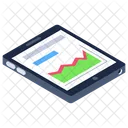 Mobile Graph Mobile Analytics Infographic Icon