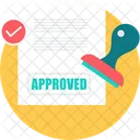 Business Approved Contract Icon