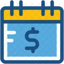 Calendar Business Dollar Icon