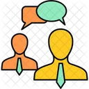 Business conversation  Icon