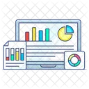 Data Evaluation Business Data Business Planning Icon