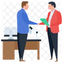 Business Deal Handshaking Business Relationship Icon